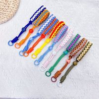Dragonne de poignet universelle réglable en corde de nylon tressée pour téléphone portable, compatible iPhone Samsung