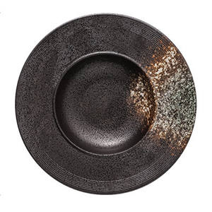 Ciotola a forma di cappello di paglia in ceramica ciotola per <span class=keywords><strong>Pasta</strong></span> per zuppa profonda piatto per Spaghetti in ceramica unico - Product Image 5