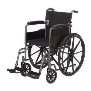 Sedia a rotelle all'ingrosso della fabbrica homcare sedia da trasporto leggera pieghevole sedia a rotelle per uso anziano