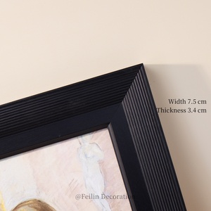 Quadro Vintage Renoir con Fiori e Personaggi, Dipinto a Olio, Design Shabby <span class=keywords><strong>Chic</strong></span>, Decorazione da Parete per Matrimoni, Tela da Appendere, <span class=keywords><strong>Arredamento</strong></span> <span class=keywords><strong>Casa</strong></span> - Product Image 6