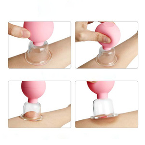 Ensemble de ventouses en silicone médical pour le <span class=keywords><strong>visage</strong></span> et le corps, masseur pour la thérapie, utilisation domestique, certifié CE, soulagement des douleurs musculaires - Product Image 6