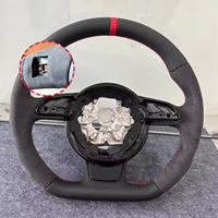 Volant en daim pour Audi B9 A3 A5 A6 A7 A8 RS3 RS4 RS5 S3 S4 S5, volant en cuir avec cadre de bouton de commande