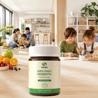 Poudre de probiotiques multi-cépiques pour enfants en pot scellé, grand format familial, complément alimentaire quotidien pour enfants