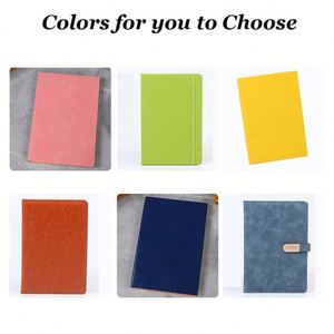 Customizable <b>Journal</b> Hard Cover Leather A5 Spiral Bound Notebook School Custom Binding Planners Notebooks with Smooth Paper - Product Image 4