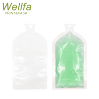 Emballage personnalisé OEM d'usine, impression sur mesure, sachet en forme de bouteille pour boisson énergétique, emballage plastique en forme de pochette