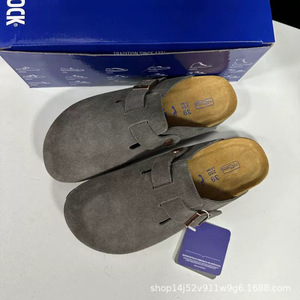 <span class=keywords><strong>Scarpe</strong></span> Cow Birk Vintage Semi-Aperte Comode con Suola in Schiuma <span class=keywords><strong>EVA</strong></span> Antiscivolo Fibbia Casual Chiusa in Punta - Product Image 5