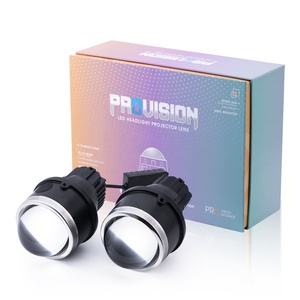 Nouvelles lampes de voiture <span class=keywords><strong>Bi</strong></span>-LED avec lentille de projecteur LED tricolore de 3 pouces, 3000K/4300K/6000K, 12V, étanches IP68, puce CSP - Product Image 1