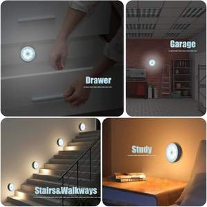 Luces LED con Sensor de Movimiento para Gabinetes de Cocina, Recargables por USB, Lámpara de Pared Inteligente con Inducción Nocturna, Venta al Por Mayor - Product Image 4