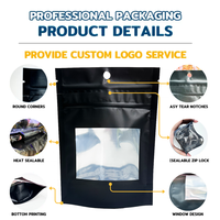 Sacs en mylar avec pochette debout avec boîte découpée refermable et anti-odeur pour bonbons et aliments en conserve