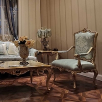 Meubles de salon de luxe, ensemble de canapés de Style européen, cuir blanc, bois Antique sculpté à la main, Design Royal, meubles de maison
