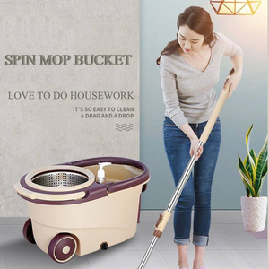 Tốt Nhất Bán 360 Quay Sợi Nhỏ Lau Và Xô Dễ Dàng Để Sử Dụng Sàn Và Bụi Làm Sạch Thép Cực - Product Image 2