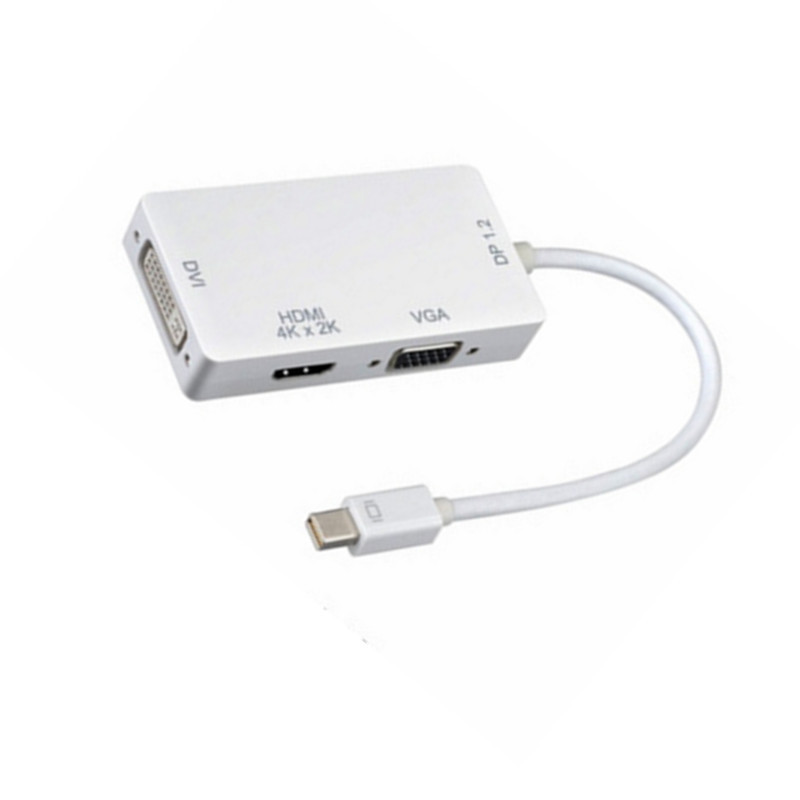 Magelei 2022 새로운 OEM 4k 미니 DP Displayport HDMI DVI VGA 3 1 컨버터 케이블 미니 DP HDMI VGA DVI 3 1 어댑터 허브