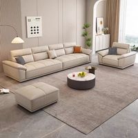 Nouvel ensemble de canapés italiens, mobilier de salon, canapé modulaire moderne en forme de L, canapé sectionnel à prix abordable pour salon