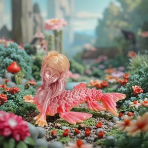 Varillas de Plástico Impresas en 3D con Diseño de Sirenas de Colores Deslumbrantes, Juguete Personalizado de China, Impresión 3D - Product Image 6