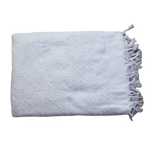 100 Polyester Witte Hadj Handdoek Gebed Door Jacquard