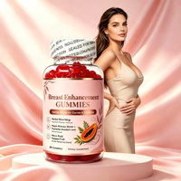 Gummies à la fraise pour l'amélioration mammaire, à mâcher facilement, pour un usage quotidien