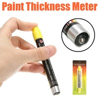 Jauge d'épaisseur de test de Lak automatique testeur d'épaisseur de peinture de voiture jauge de compteur testeur de peinture de test de contrôle de collision avec échelle de pointe magnétique