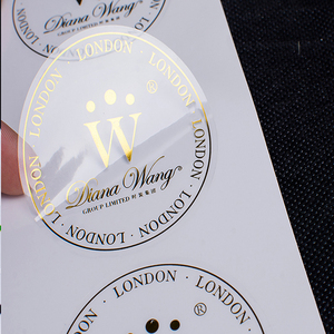 Nhãn dán logo tùy chỉnh cuộn cho ly nhựa thủy tinh rõ ràng vinyl trong suốt nhãn tự dính Laminate tùy chỉnh Thẻ Tên doanh nghiệp - Product Image 2