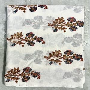 Lightweight Soft <b>Cotton</b> <b>Fabric</b> with Hand Block Print Sanganeri New Design for Dressmaking Indian Origin - Product Image 1