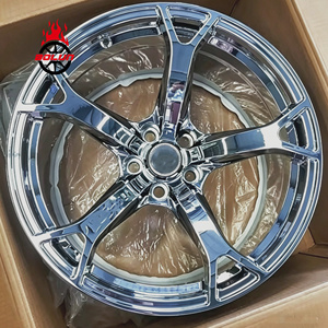 ล้อแม็กซ์ Bolun Forged Custom ขนาด <span class=keywords><strong>17</strong></span> 18 19 20 นิ้ว รุ่น <span class=keywords><strong>Nismo</strong></span> V1 สีโครเมียม สำหรับรถยนต์นิสสัน 300z 350z 370z อินฟินิตี้ Q50 Q60 G35 G37 5x114.3 - Product Image 1