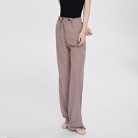 Pantalon de danse Ripstop pour adulte, pantalon d'échauffement élastique à quatre côtés pour femme, pantalon droit ajustable en nylon