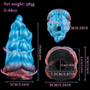 Masturbador Masculino de Túnel Suave con Sensación Realista, de Canal Único y Bidireccional, Modelo Blue Ray Tongue Fantasy Onahole - Product Image 5