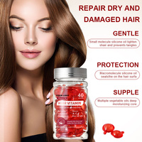 Sérum en Capsules Végétaliennes de Qualité Supérieure à l'Huile d'Argan et à l'Acide Hyaluronique, Nourrissant, Anti-Pelliculaire et Favorisant la Repousse des Cheveux pour Hommes