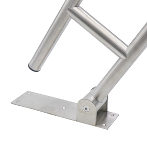 Barre d'appui pliable personnalisée en acier inoxydable 304 pour toilettes handicapées, 60 cm - Product Image 3