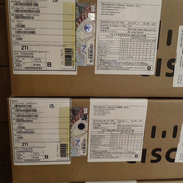 New Original Ciscos Clean Stock 48port POE Switch C1000 Series Switches C1000-48P-4G-L