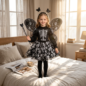 4 Pezzi Ali di Farfalla per Halloween, <span class=keywords><strong>Costume</strong></span> <span class=keywords><strong>da</strong></span> <span class=keywords><strong>Principessa</strong></span> per Feste di Halloween - Product Image 5