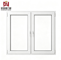 Ventana Abatible de PVC a Medida, Aislamiento Térmico, Resistente al Viento e Impermeable, para Apartamentos y Nuevas Construcciones