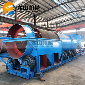 Équipement d'extraction aurifère : Ligne de production de lavage de minerai, de pierre, d'argile et de sable avec broyeur rotatif à tambour - Product Image 2