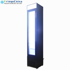 Congélateur vertical commercial OEM SD105L 105L avec porte vitrée, mince, à température unique, pour présentation de glaces, réfrigérant R290 -25°C - Product Image 3