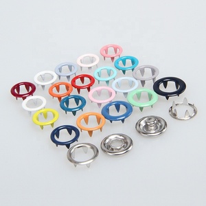 Nhẫn Ngọc Trai Nắp Tròn In Logo Theo Yêu Cầu Nút Bấm Kim Loại Có 4 Phần - Product Image 4