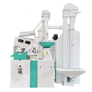 Heli 1000kg/h Combined De-stoner+Rice Husker+whitener Plant Fully Automatic Rice Mill Products For Sales