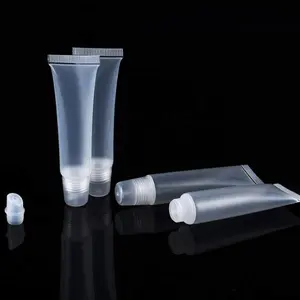 100 Pack Empty Plastic 5ml 8ml 10ml 15ml Squeeze Tubes Lip Gloss Container Packaging Lipgloss Squeeze Tube
