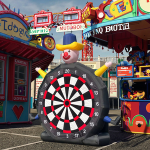 Feidu FD16 Tablero de dardos inflable gigante de payaso para fútbol, juego de fútbol al aire libre, objetivo para fiestas, carnavales, grado comercial 210D - Product Image 5