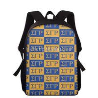 Sac à dos pour femmes avec lettres grecques IPL Iota Phi Lambda, nouvelle collection, grande capacité, pour voyages en plein air et sports