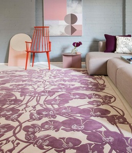 Modern Contemporary Hand Tufted New Zealand Wool Area Rug Soft Designer Carpet for Elegant Home and Office Decoration - Product Image 1