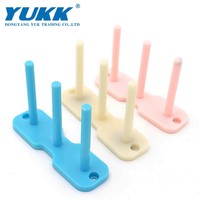 YUKK Support de rangement magnétique puissant pour navettes de machine à coudre domestique, outil accessoire pour machine à coudre plate, en plastique