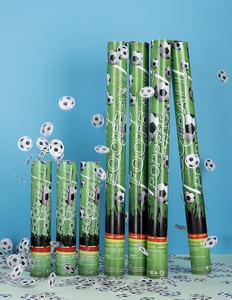 エコフレンドリーなサッカーをテーマにした紙製花火、ゲームの祝賀用紙吹雪キャノン付き、売れ筋商品 - Product Image 5