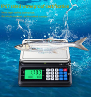 Balanza electrónica de 30kg, balanza de precios, peso de alimentos, pantalla LCD, balanza de precios