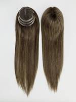 Prix de gros Mono Toupee 14 pouces pour femme, livraison rapide, topper durable en cheveux humains birmans, cheveux vierges de haute qualité, transparent