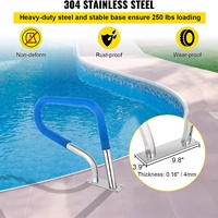 Main courante de piscine en acier inoxydable 304, 30x22mm, design contemporain épaissi, pour escalier, salle de bain, villa, avec filtre direct
