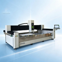 Machine de profilage et de polissage CNC à table rotative pour le meulage des bords de pierre, le marbre, les carreaux de céramique et les dalles intelligentes