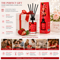 Ensemble diffuseur de parfum de luxe pour la maison, diffuseur d'arômes, huile essentielle, bouteille en verre, désodorisant longue durée, coffret cadeau OEM ODM