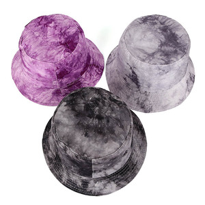 Chapeau Bob Réversible Personnalisé Tie-Dye en Mélange de Coton, Double Face, à Large Bord, pour l'Extérieur, Protection Solaire, Style Pêcheur - Product Image 3