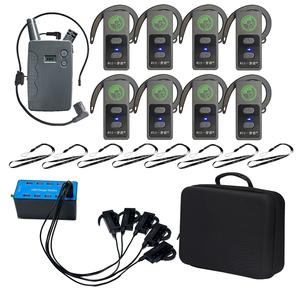 Équipement de guide touristique sans fil portable 999 canaux, interprétation simultanée, système d'écoute touristique - Product Image 2