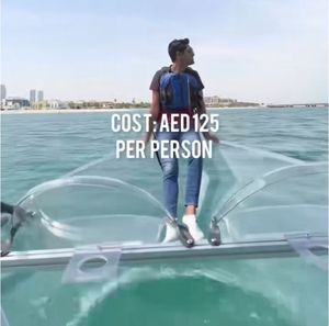 <span class=keywords><strong>Alquiler</strong></span> de Kayak Transparente para 6 Personas con Motor Eléctrico: Embarcación de PC para Fiestas, Vistas al Mar, Océano y Costa, Excursiones de Observación Submarina y Pesca, para Fotografía - Product Image 2