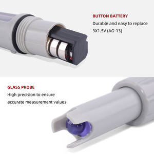 पोर्टेबल एलसीडी डिजिटल पीएच मीटर मिनी निविड़ अंधकार स्विमिंग पूल के लिए <span class=keywords><strong>PH</strong></span>-032K पानी गुणवत्ता मॉनिटर पीने पानी मछलीघर - Product Image 3